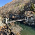 愛犬と行く福島会津 塔の岪（へつり）