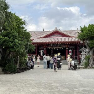 戦跡、旭ヶ丘公園と波上宮